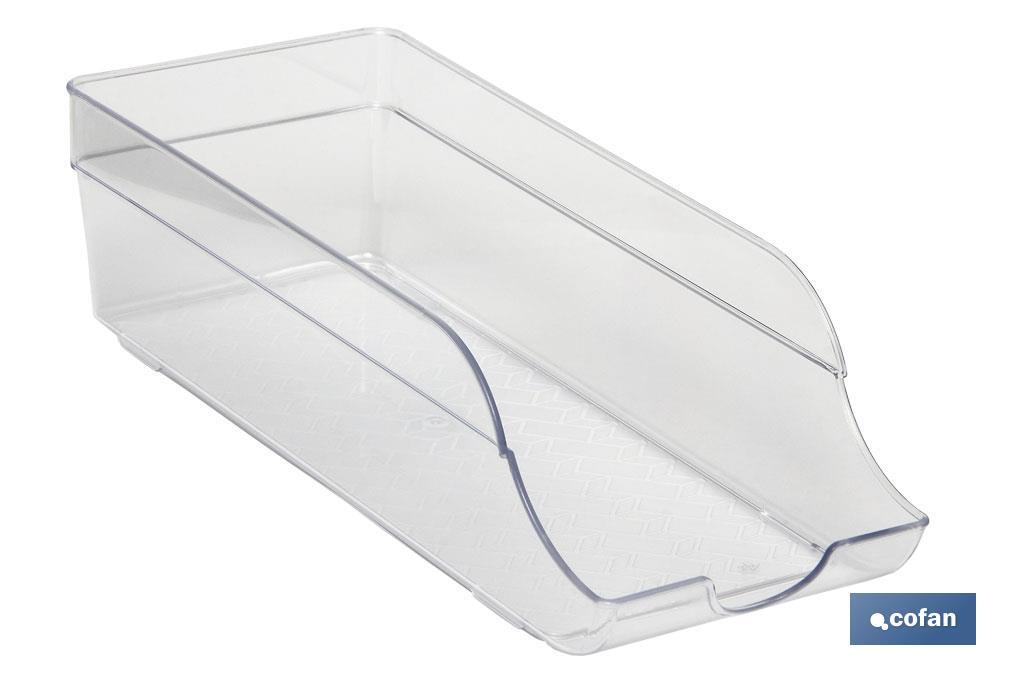 Organizer per lattine da frigorifero | Dimensioni: 36 x 14,5 x 10 cm | Per ottimizzare lo spazio nel frigorifero - Cofan