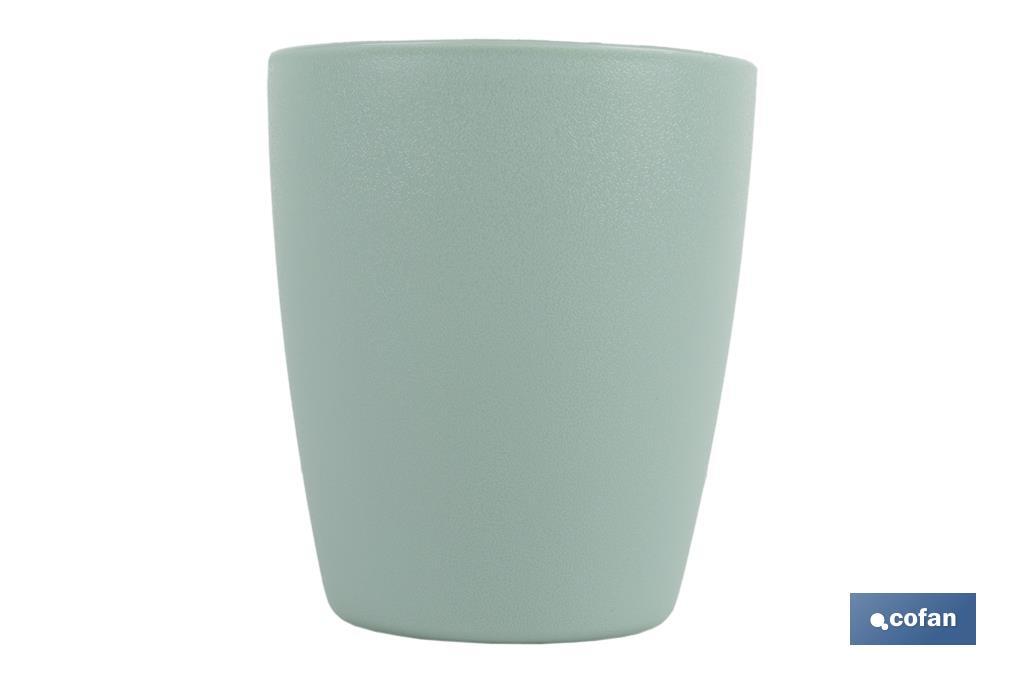 Vasos de agua | Dos colores a elegir | Capacidad: 400 ml - Cofan