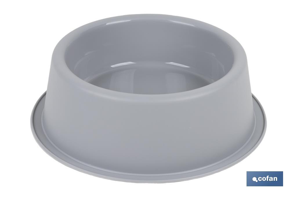 Round food bowl for pets | Available in 2 colours | Size: 24.5 x 7.5cm - Cofan