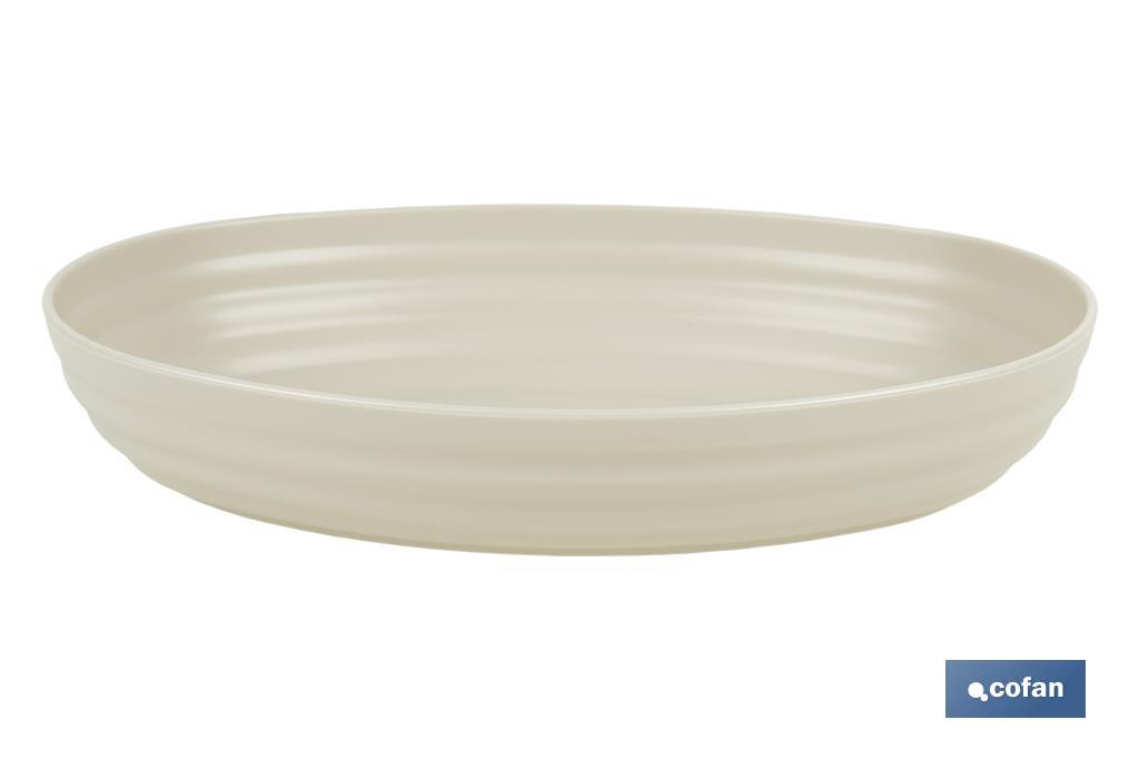 Multipurpose oval serving dish | Available in 2 colours | Size: 24 x 16 x 5.5cm - Cofan