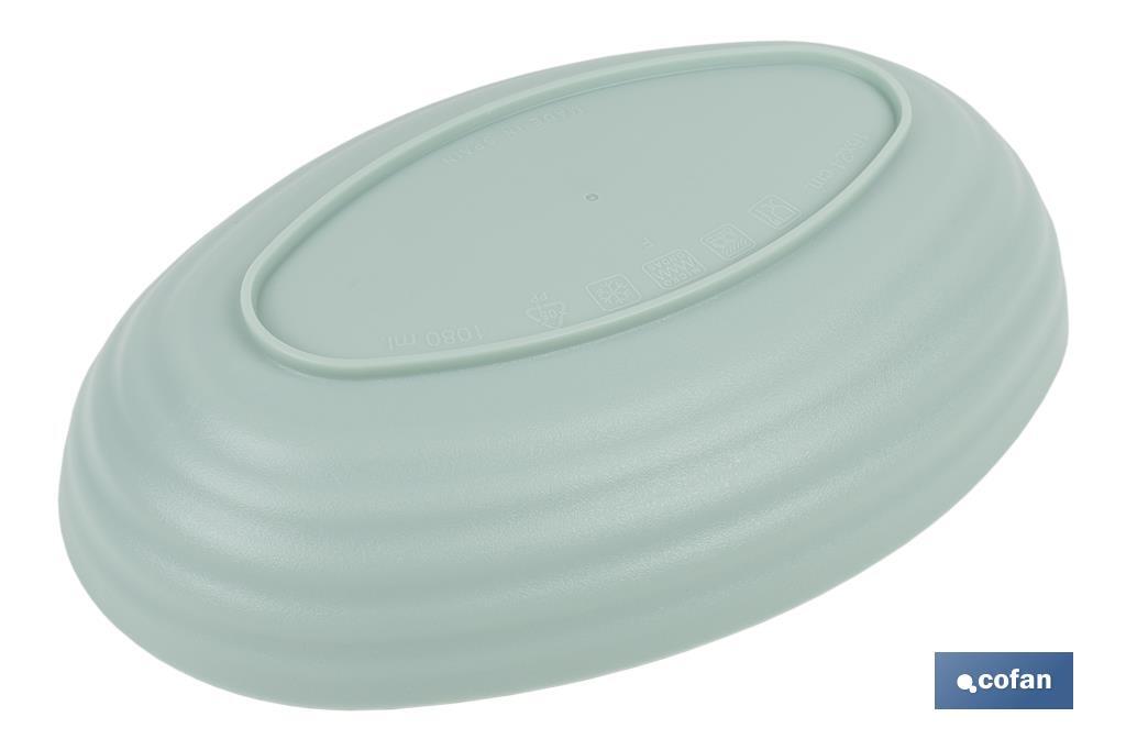 Multipurpose oval serving dish | Available in 2 colours | Size: 24 x 16 x 5.5cm - Cofan