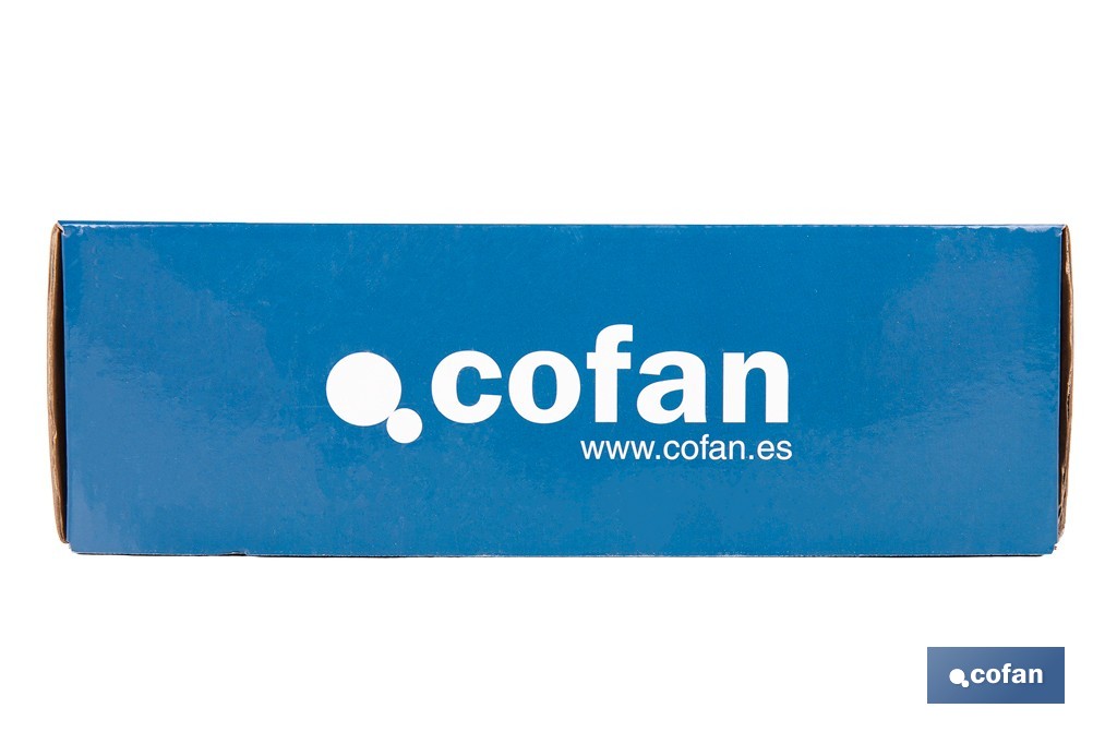 Grifo de lavabo con maneta higiénica larga | Grifo monomando con acabado cromado | Adecuado para hostelería y centros sanitarios - Cofan