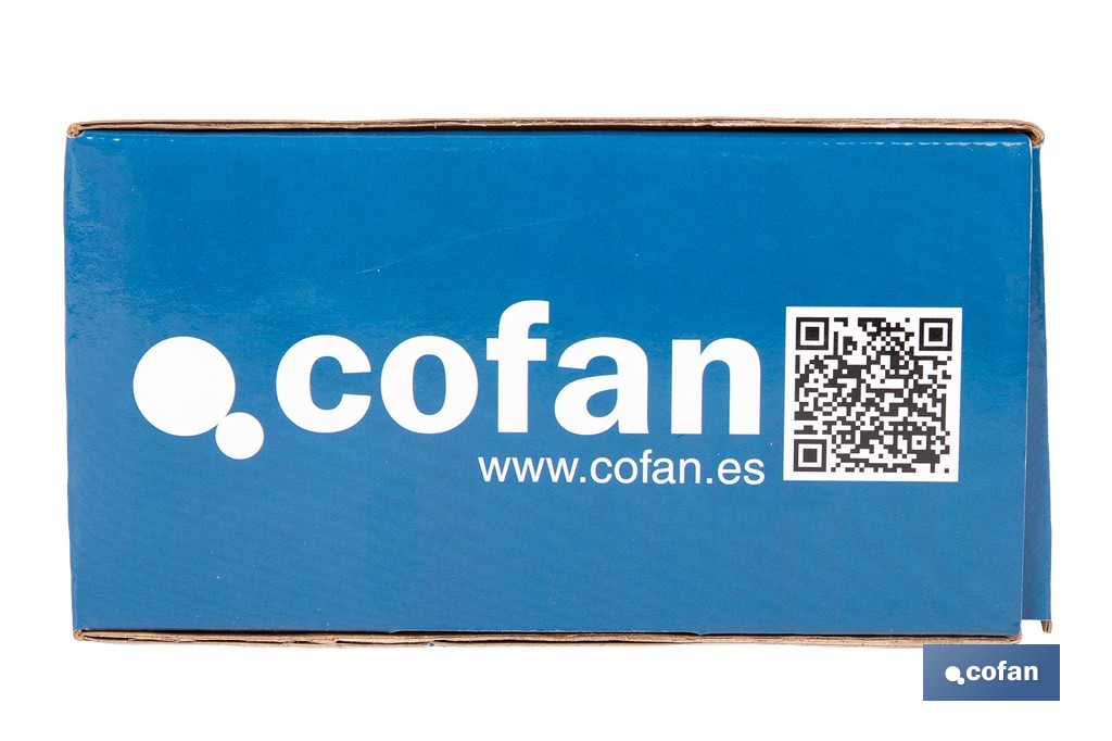Grifo de lavabo con maneta higiénica larga | Grifo monomando con acabado cromado | Adecuado para hostelería y centros sanitarios - Cofan