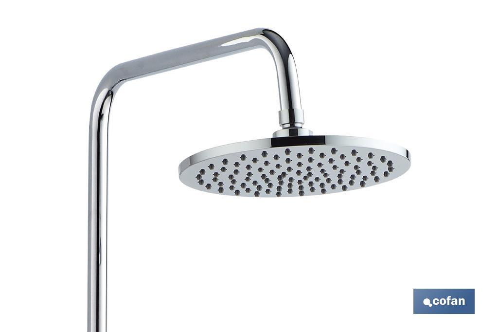 Coluna de Duche com Torneira Monocomando | 5 Peças | Fabricado em ABS Cromado | - Cofan