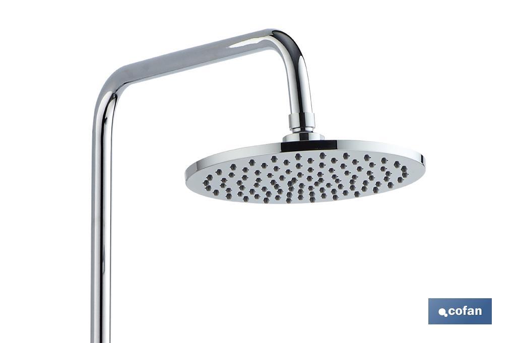 Shower column with mixer tap | 5 Pieces | Chrome-plated ABS - Cofan