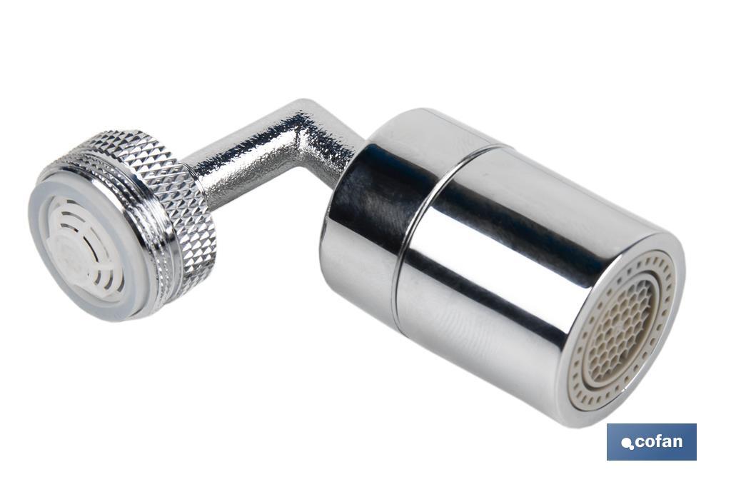 Brise-jet de robinet avec extension rotative universel 720° anti-éclaboussures - Cofan