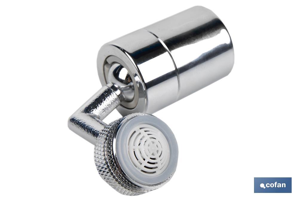 Brise-jet de robinet avec extension rotative universel 720° anti-éclaboussures - Cofan