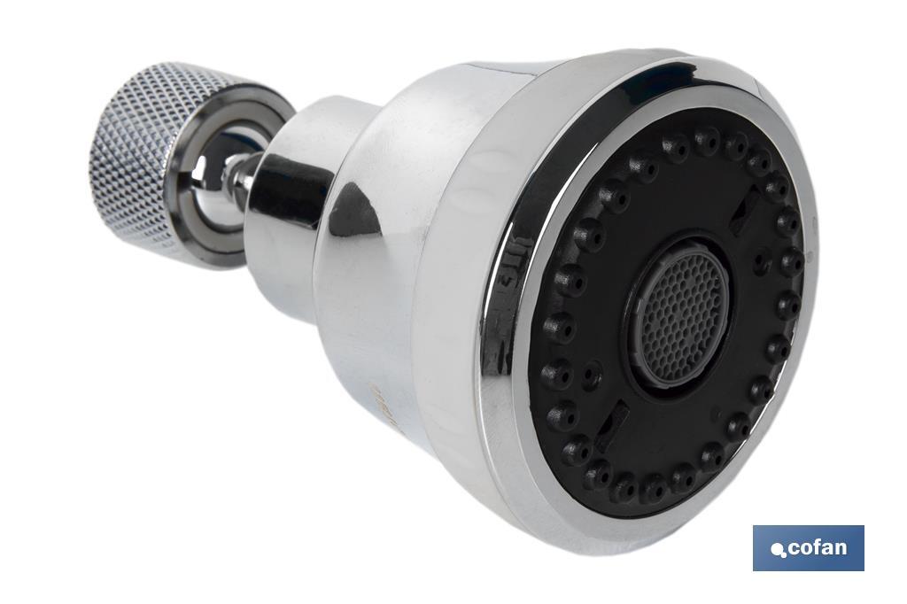 Aerador de torneira com 4 modos | Adequado para torneiras de cozinha | Métrica 22 | Medidas: 5,8 x 8 cm - Cofan