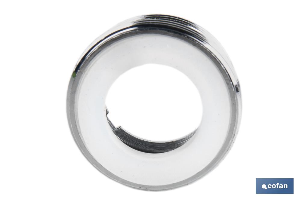 Male thread tap adapter | Brass | M22-24 thread | Supplied in single units - Cofan