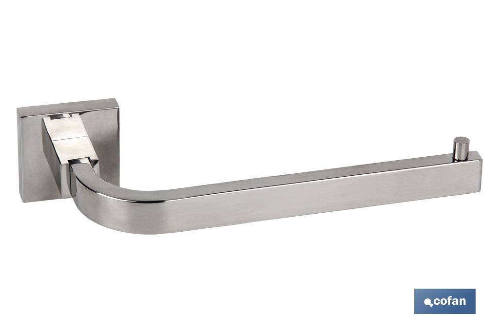 304 stainless steel tower rail | Marvao Model | Polished finish | Size: 24.7 x 8.3 x 5.3cm - Cofan