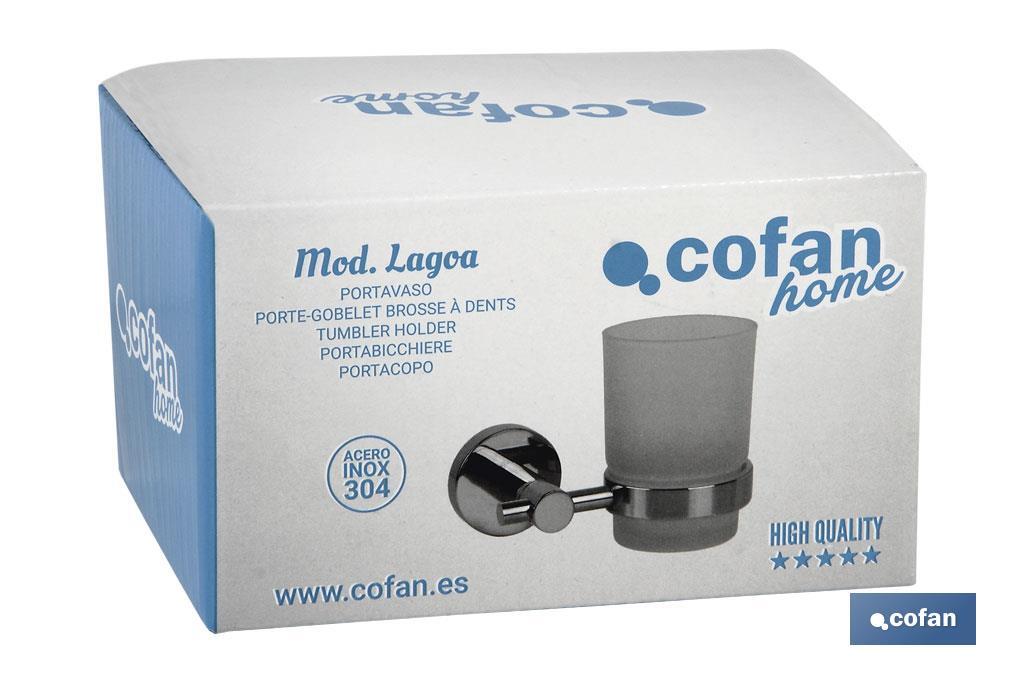  Tumbler holder | 304 stainless steel | Polished finish | Lagoa Model - Cofan