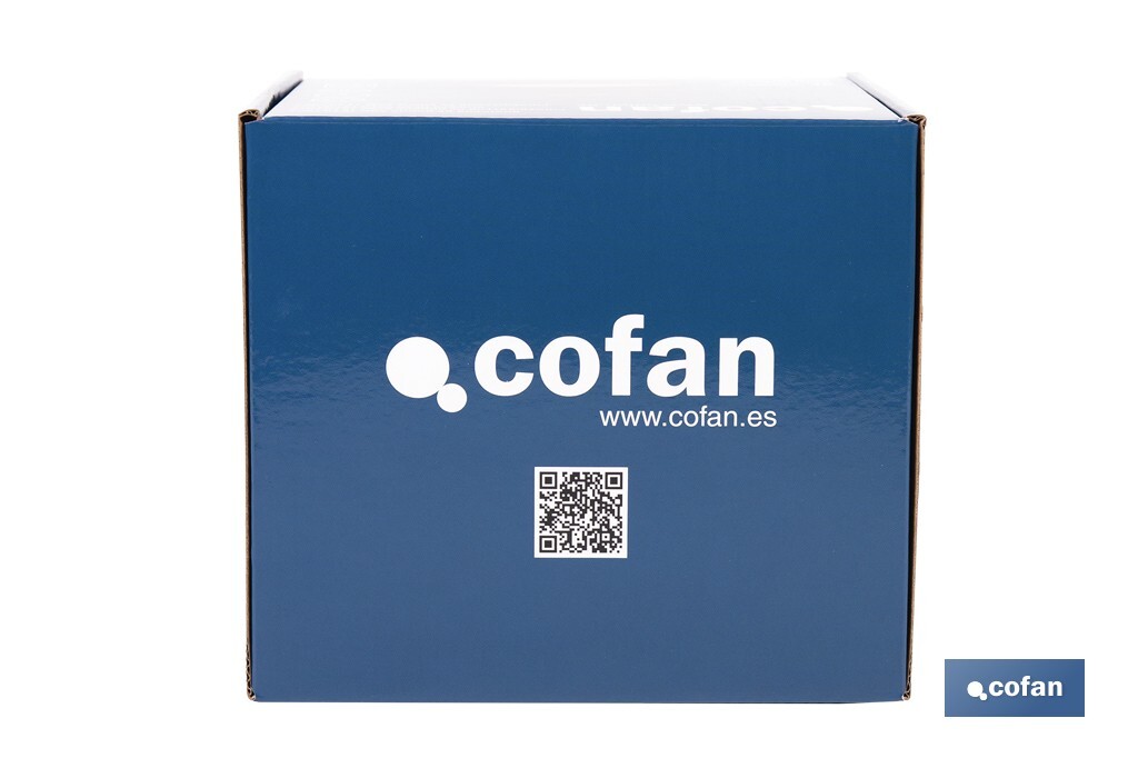 Rociador de ducha de alta presión con acabado en negro | Incluye filtro de 15 etapas | Rotación 360° | Fácil instalación y ahorro de agua - Cofan