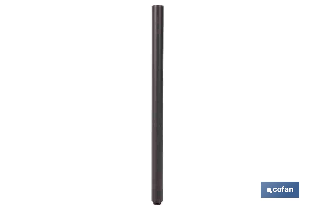 Tubo alargador de ducha de acero inoxidable | Diámetro exterior: Ø24 mm | Disponible en diferentes acabados y longitudes - Cofan