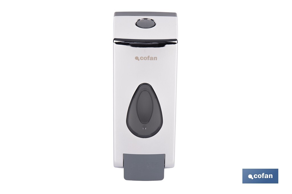 Soap dispenser | Capacity: 600ml | Material: durable ABS | Suitable for commercial use | Available in two different colours - Cofan