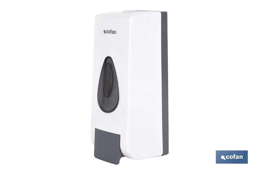 Soap dispenser | Capacity: 600ml | Material: durable ABS | Suitable for commercial use | Available in two different colours - Cofan