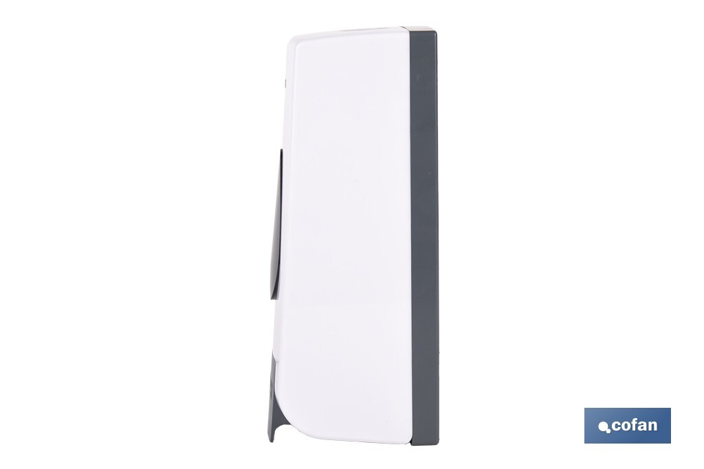 Soap dispenser | Capacity: 600ml | Material: durable ABS | Suitable for commercial use | Available in two different colours - Cofan