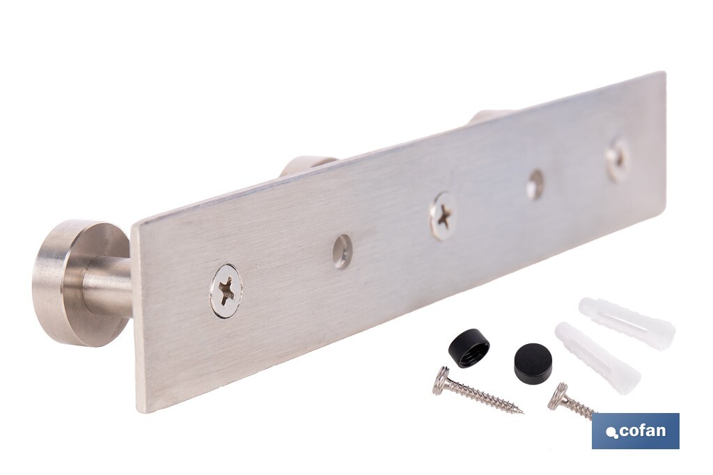 Perchero de pared | Material: acero inoxidable 304 | Acabado: satinado | Disponible con diferentes colgadores - Cofan