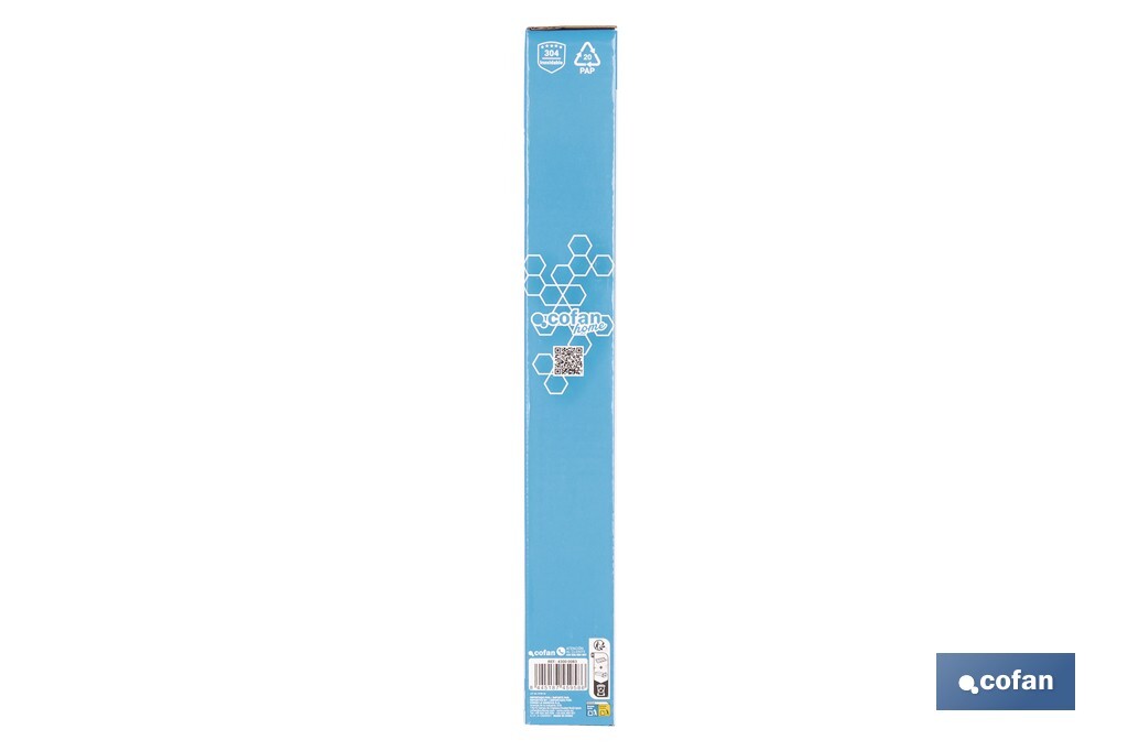 Perchero de pared | Material: acero inoxidable 304 | Acabado: satinado | Disponible con diferentes colgadores - Cofan