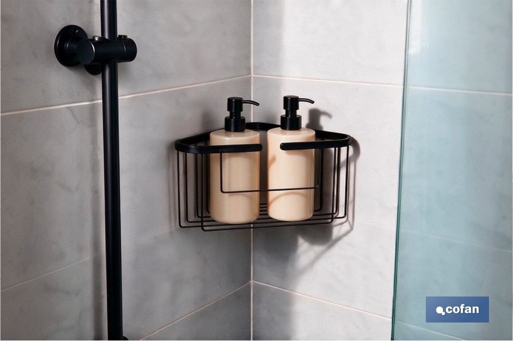  Corner Shower Basket | Corner-Piece | 304 Stainless Steel - Cofan