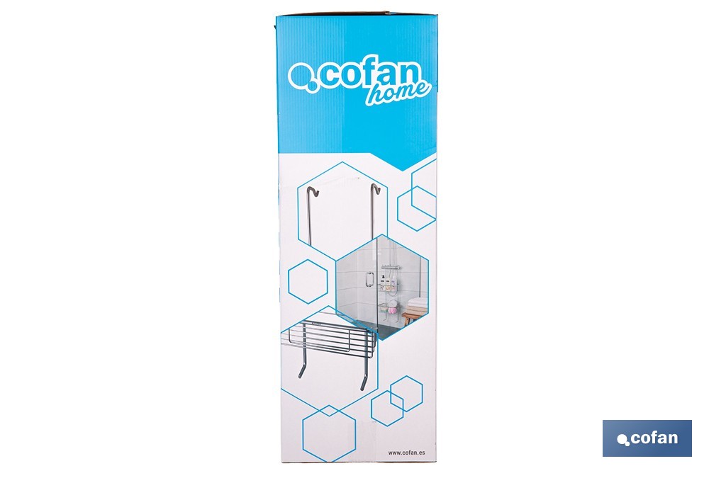 Cesta de ducha doble colgante de acero inoxidable 304 con 2 niveles | Disponible en dos acabados - Cofan