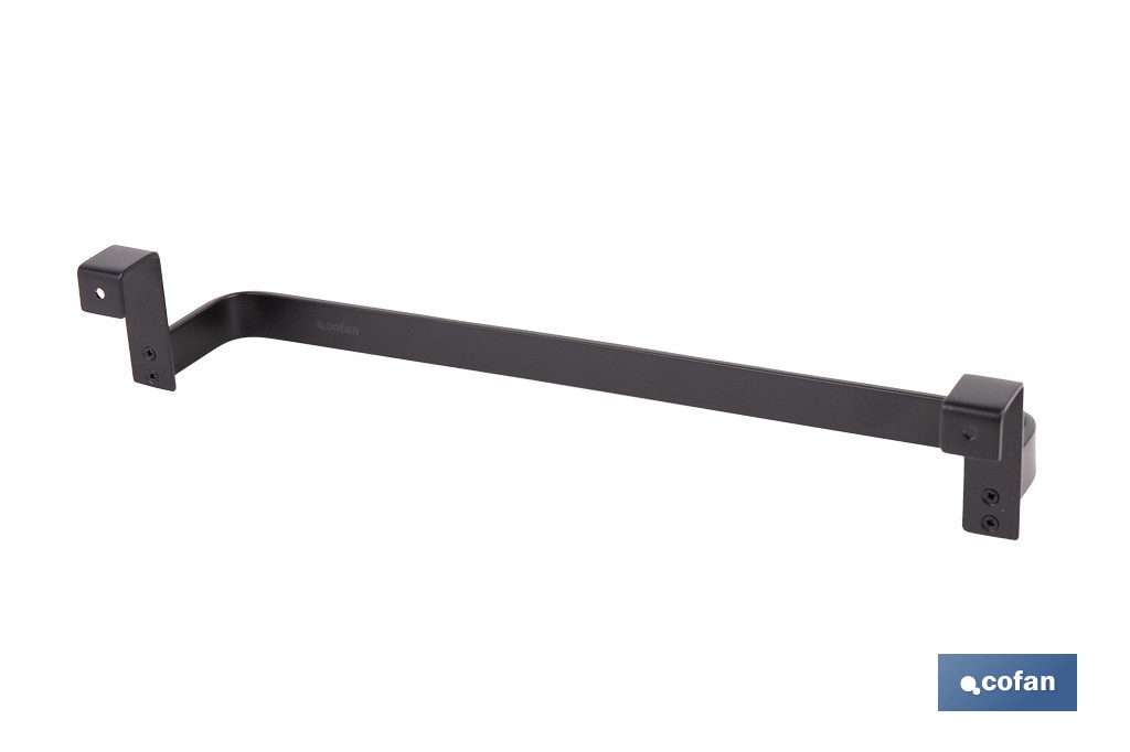 Toallero para mueble de baño con longitud de 36 cm. Dos acabados diferentes. - Cofan