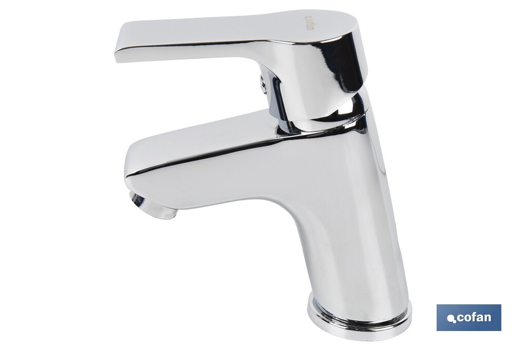 Single-handle basin tap | Ross Model | Brass | Size: 13 x 11 x 4.5cm - Cofan