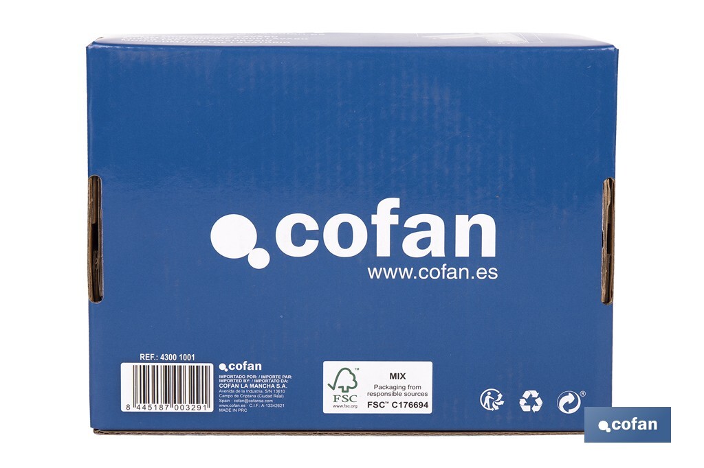 Single-handle basin tap | Ross Model | Brass | Size: 13 x 11 x 4.5cm - Cofan