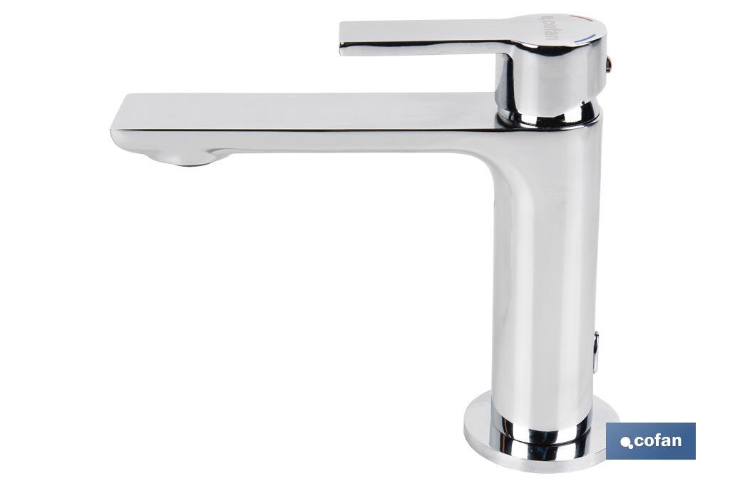 Single-Handle Basin Mixer Tap | Size: 25mm | Matheson Model | Brass with Chrome-Plated Finish - Cofan