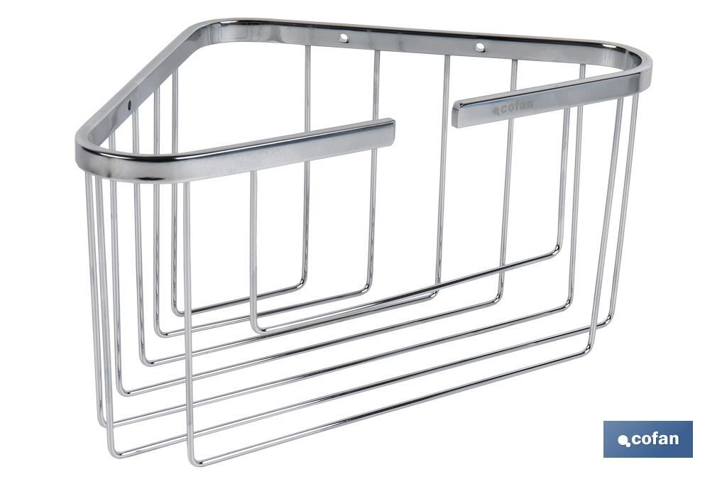  Corner Shower Basket | Corner-Piece | 304 Stainless Steel - Cofan