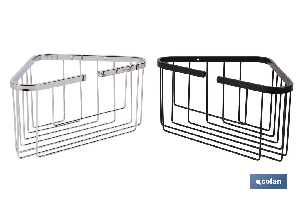  Corner Shower Basket | Corner-Piece | 304 Stainless Steel - Cofan