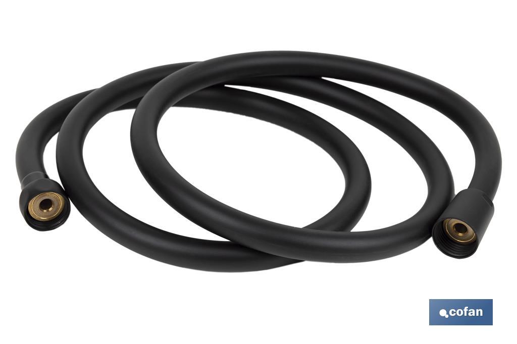 Shower hose | Black bathroom fittings | Size: 150cm - Cofan