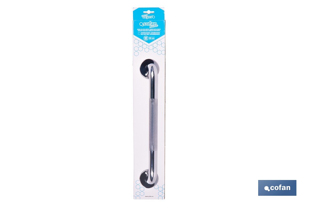 Barra de Apoyo Recta | Material: Acero Inoxidable 304 | Diferentes Medidas - Cofan