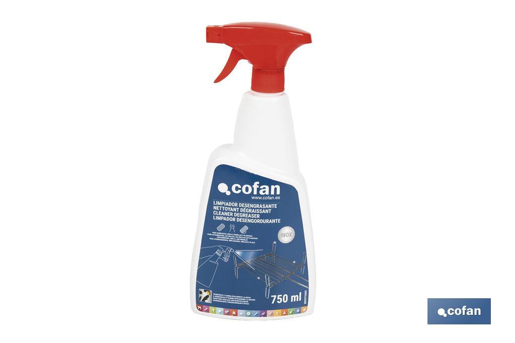 Limpiador desengrasante para barbacoas | Ideal para grills, parrillas y planchas | Capacidad: 750 ml - Cofan