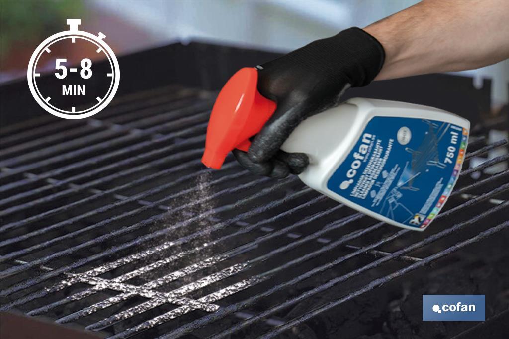 Limpiador desengrasante para barbacoas | Ideal para grills, parrillas y planchas | Capacidad: 750 ml - Cofan
