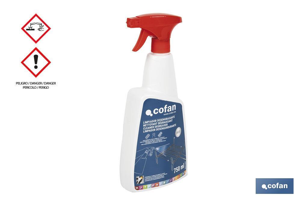 Limpiador desengrasante para barbacoas | Ideal para grills, parrillas y planchas | Capacidad: 750 ml - Cofan