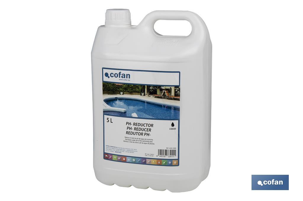 Liquido riduttore di pH per piscine - Cofan