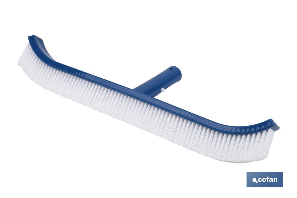 Brosse Courbée pour Piscines | Dimension de la brosse de 45 cm - Cofan