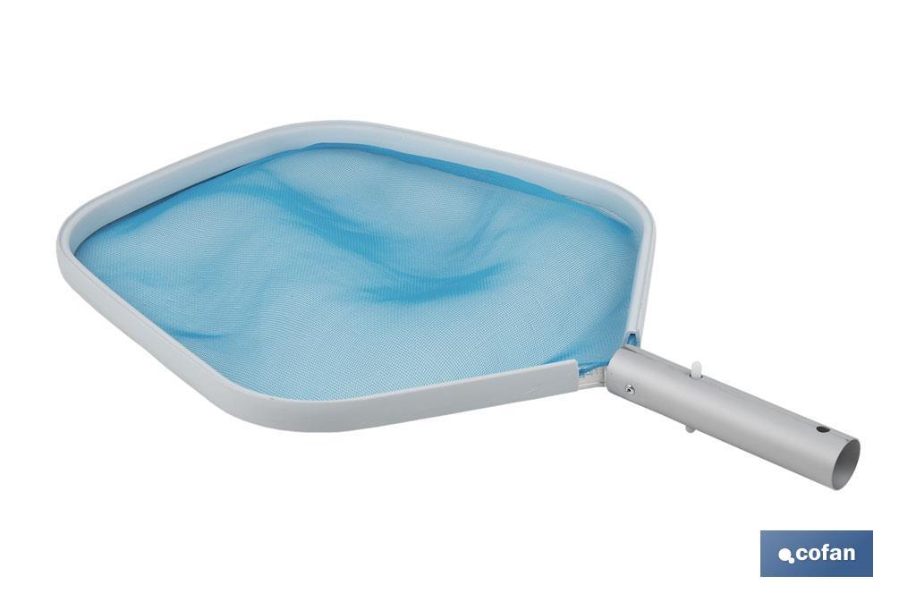 Recoge hojas de aluminio para piscinas | Ideal para limpiar la superficie de hojas e insectos - Cofan