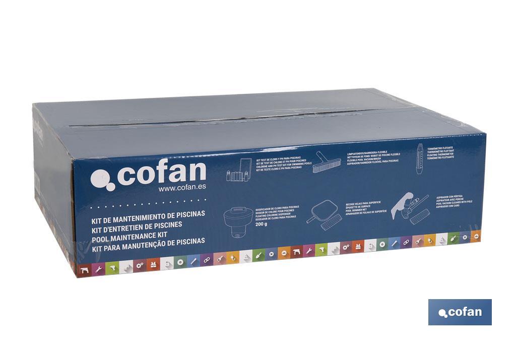 Kit de mantenimiento y limpieza de piscinas | La solución integral para una piscina impecable - Cofan
