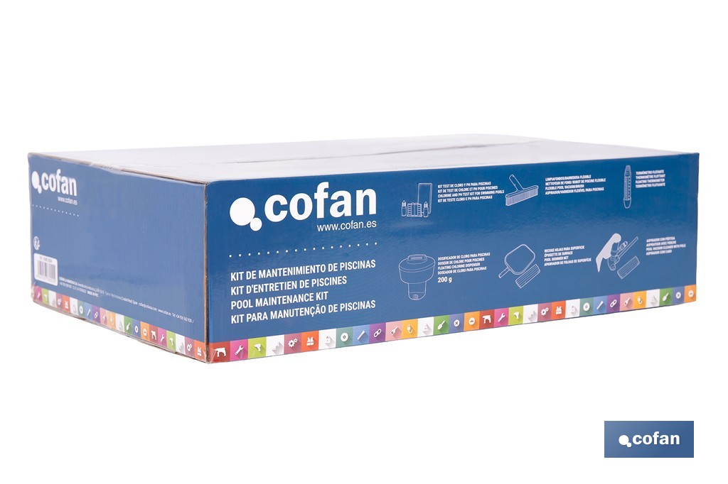 Pool maintenance and cleaning kit | The all-in-on solution for a spotless pool - Cofan