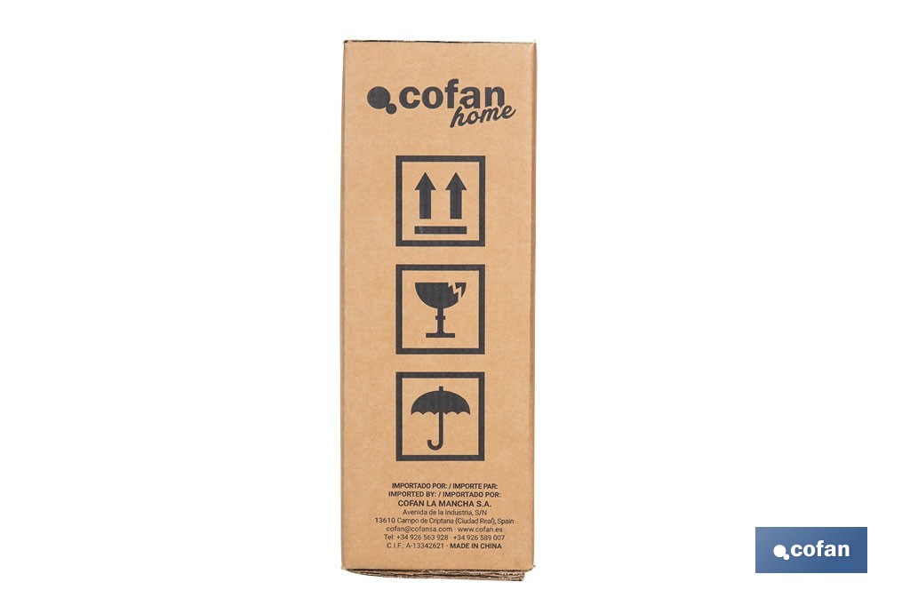 Ventilador industrial de pie con nebulizador | Depósito de 48 litros, 3 velocidades | Oscilación 90° y 3 aspas de aluminio - Cofan