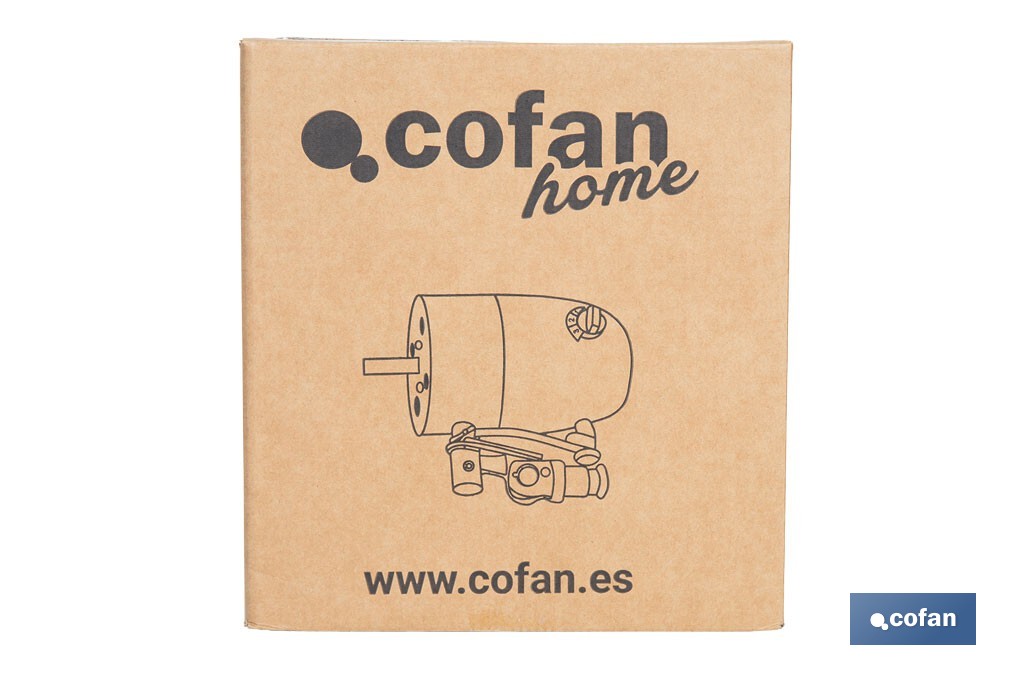 Ventilador industrial de pie con nebulizador | Depósito de 48 litros, 3 velocidades | Oscilación 90° y 3 aspas de aluminio - Cofan