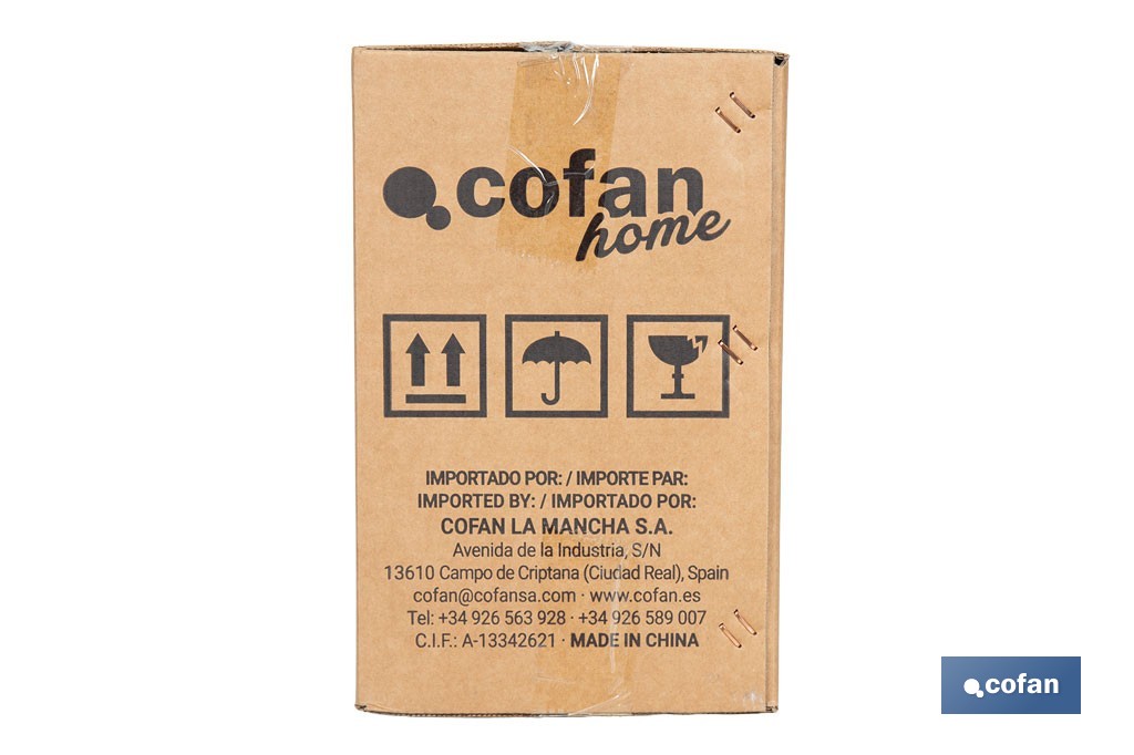 Ventilador industrial de pie con nebulizador | Depósito de 48 litros, 3 velocidades | Oscilación 90° y 3 aspas de aluminio - Cofan