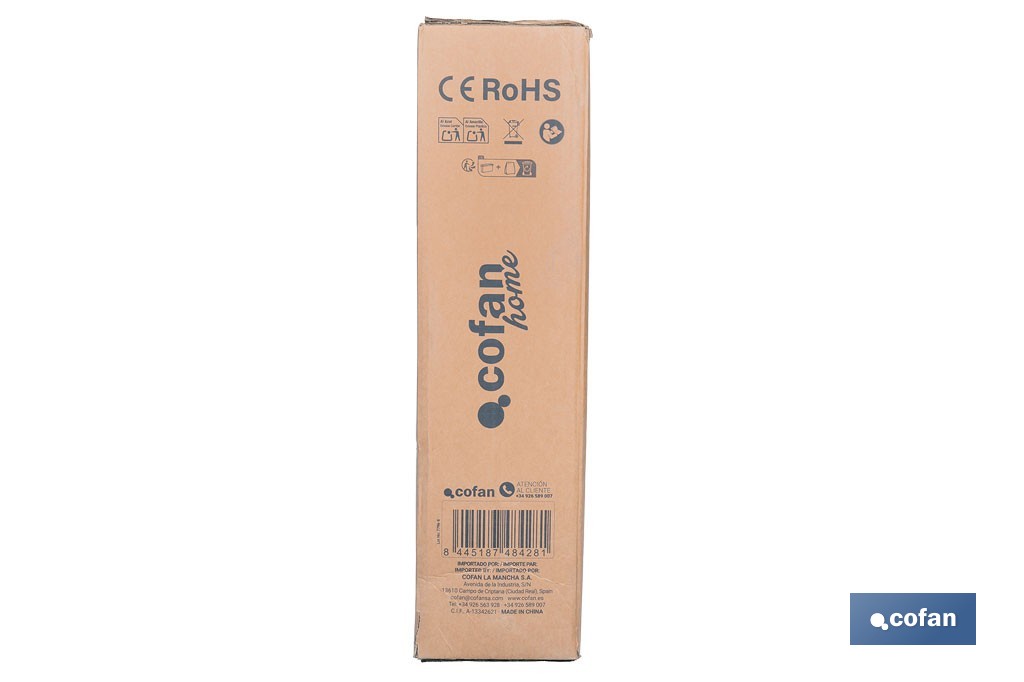 Ventilador de pie industrial con 3 velocidades | 3 aspas de aluminio, función de oscilación | Disponible en diferentes medidas y potencias - Cofan