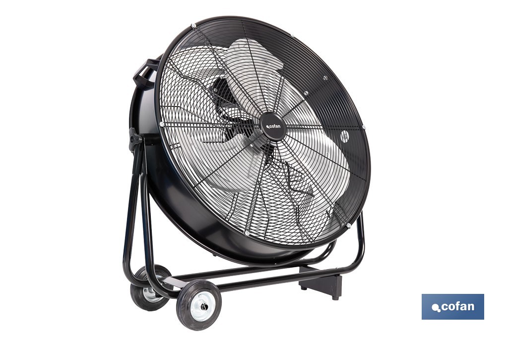 Ventilador industrial de suelo con 3 aspas | Potente motor con varias velocidades | Disponible en diferentes medidas y potencias - Cofan