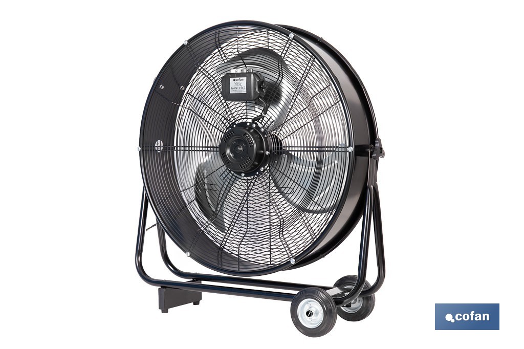 Ventilador industrial de suelo con 3 aspas | Potente motor con varias velocidades | Disponible en diferentes medidas y potencias - Cofan