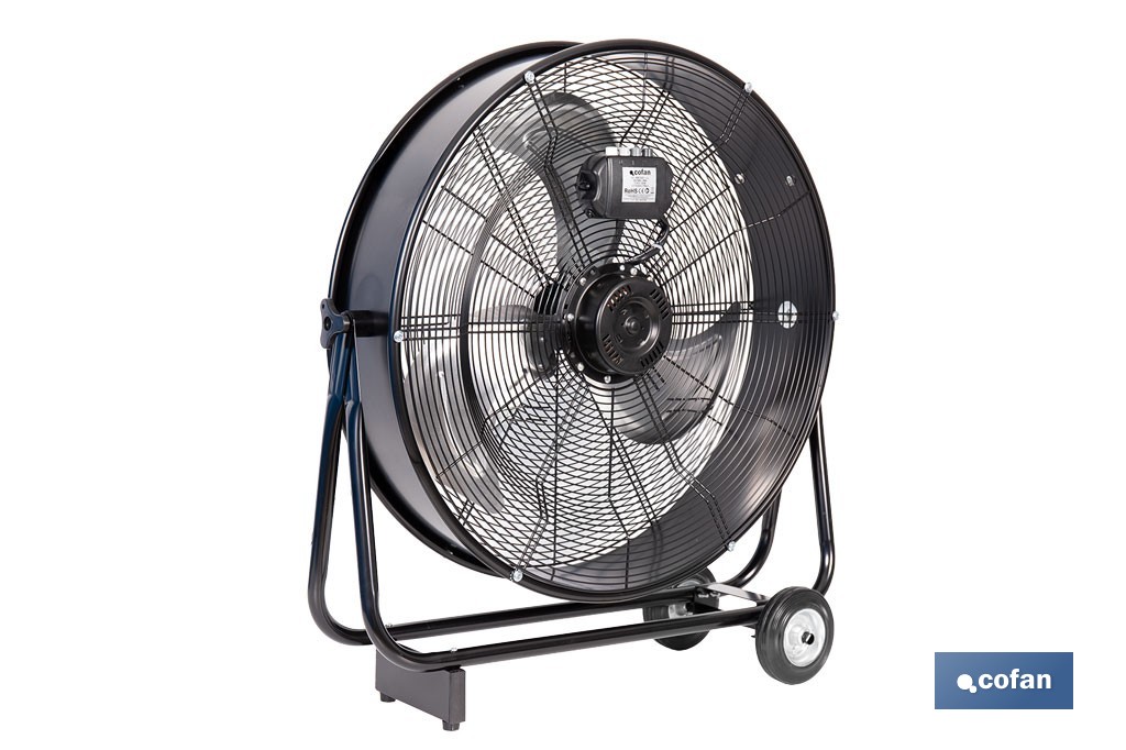 Ventilador industrial de suelo con 3 aspas | Potente motor con varias velocidades | Disponible en diferentes medidas y potencias - Cofan
