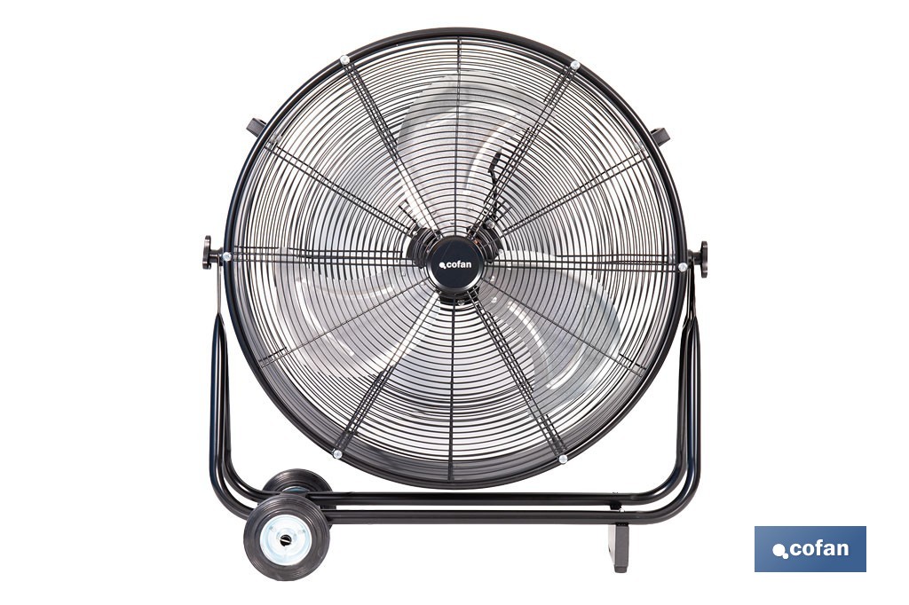 Ventilador industrial de suelo con 3 aspas | Potente motor con varias velocidades | Disponible en diferentes medidas y potencias - Cofan
