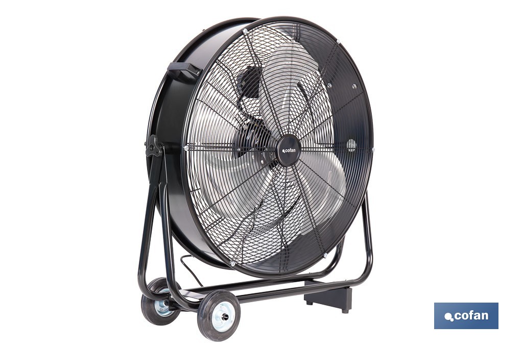 Ventilador industrial de suelo con 3 aspas | Potente motor con varias velocidades | Disponible en diferentes medidas y potencias - Cofan