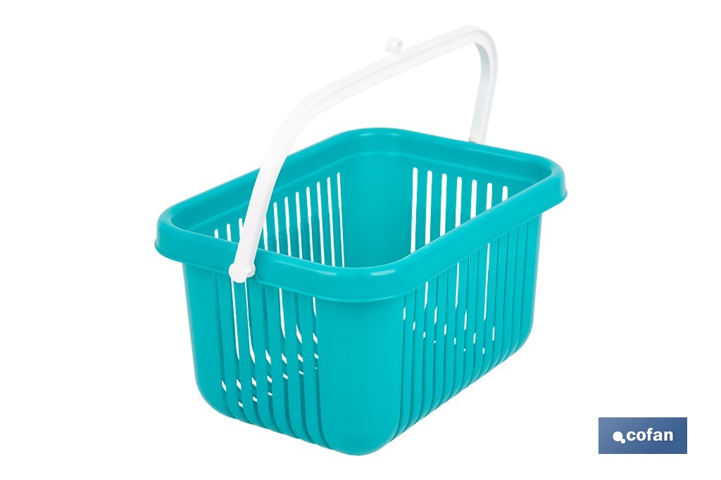 Cesta para pinzas de ropa con colgador | Almacenamiento para colada | Disponible en diferentes colores - Cofan